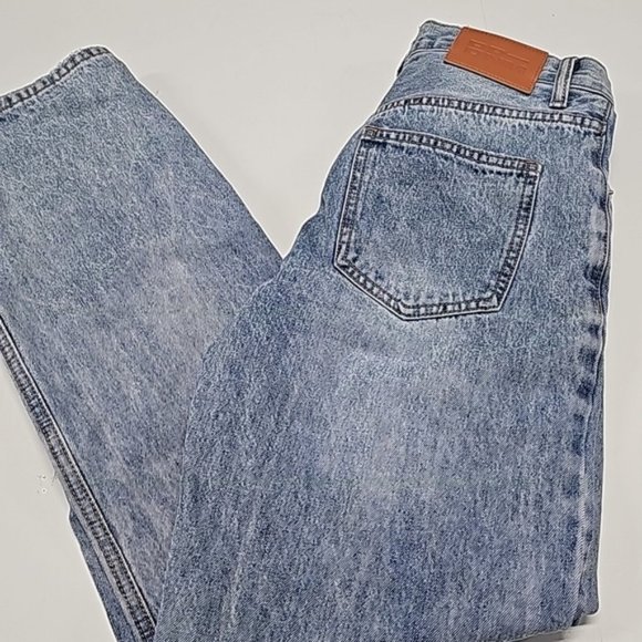 Jeans Womens Button Fly Denim Light Blue Jeans Uk 4 Straight Poshmark